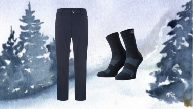 Warm through the winter: Thermal trousers and trekking socks for cold days